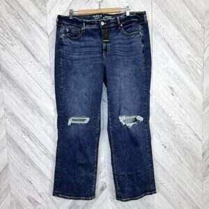 Torrid Jeans Perfect Wide Leg Vintage Stretch Denim Womens Plus Size 16 Tall NWT